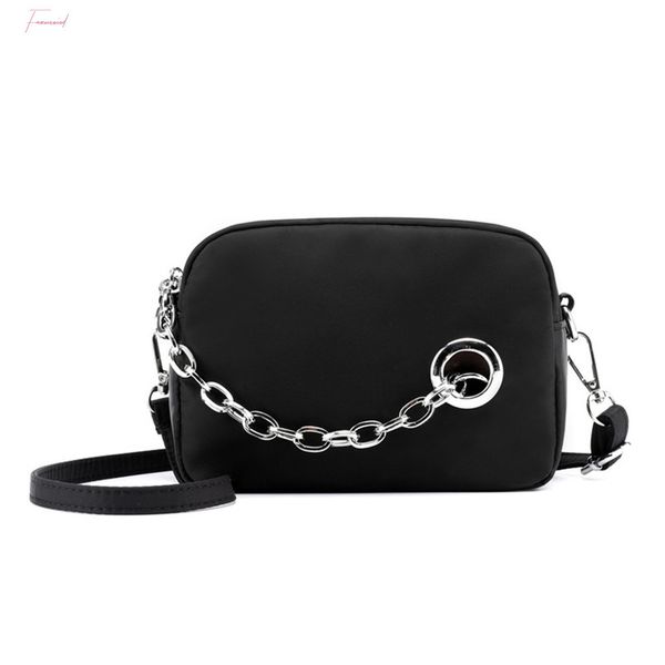 

handbags women bags designer mini metal bag fashion wild oxford shoulder bag solid gothic crossbody bags