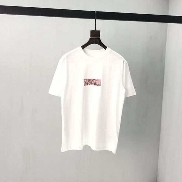 

мода 2020 summer relief логотип футболки hip hop скейтборд takashi murakami relief футболки белый tee высокого качества, White;black