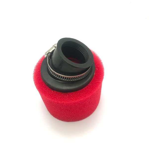 

new 35mm red air filter bent foam cleaner for 50cc 70cc 90cc 110cc atv dirt pit bike