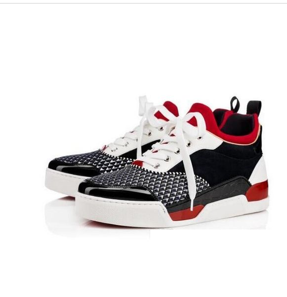 

with box]low arena sneakers shoes luxury net surface leather casual shoes fashion men's black,white walking shoes size 38-45