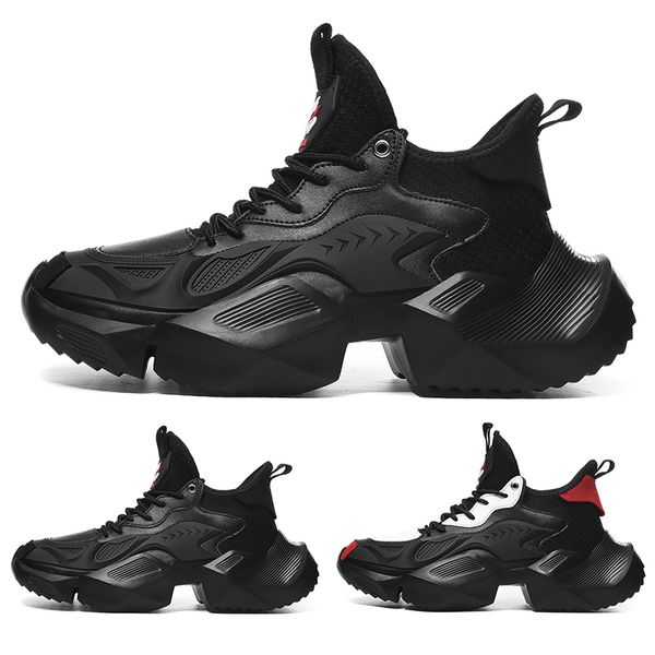 

2020 platform cool sneaker kind1 white black red lace cushion young men boy running shoes designer trainers sports sneakers