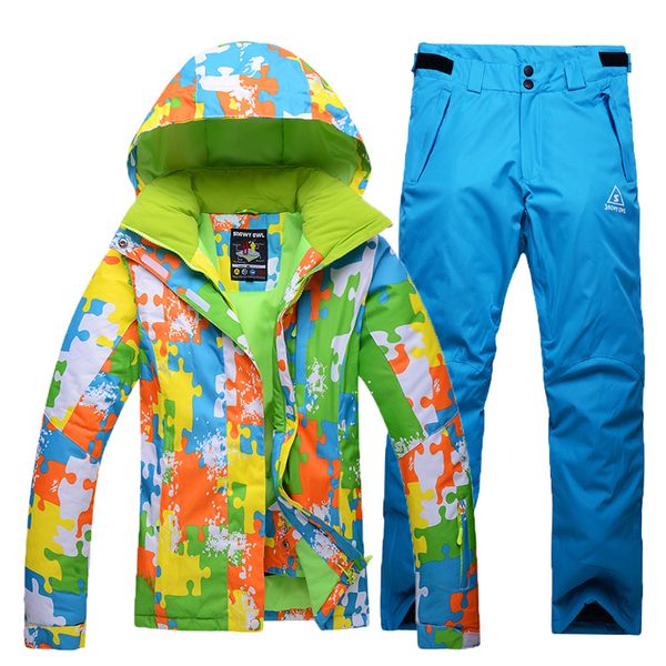 

winter ski suits women brands 2018 ski jacket and pants snow warm waterproof windproof and snowboard suit