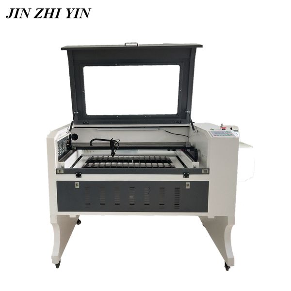 

100w laser engraver 900x600mm ruida system up and down table laser engraving 6090 go through long material co2 cutting