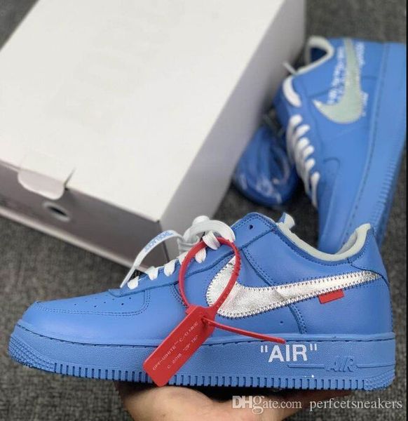 

off w white x nÃ¬ke air forcÃ¨ forcing 1 low force one 1 virgil volt ao4606 white green sneakers sports running shoes 36-45, Black