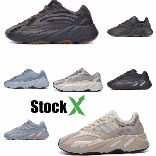 

2020 hospital 700 v2 carbon blue wave runner mens running shoes kanye west reflective mauve inertia static geode sports sneakers 36#dsk517