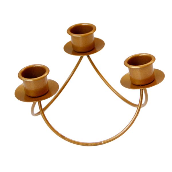 

geometric metal candelabra nordic style candle holder centerpiece home decor