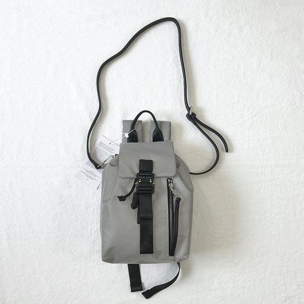 

Уличная металлическая пряжка функциональные тактические сумки ALYX хип-хоп светоотражающий рюкзак ALYX Мужчины Женщины Повседневная сумка через плечо