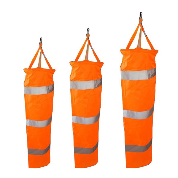 

3pc 32-60''outdoor safety sport airport flag wind socks windsock reflective belt