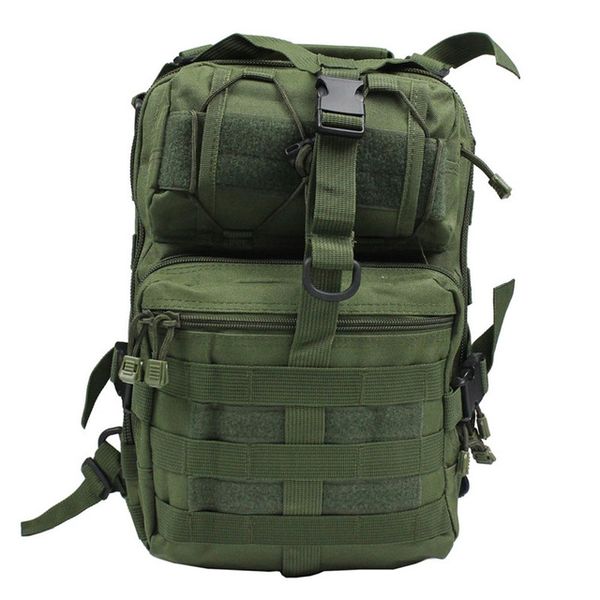 Army Tactical Security Shoulder Bag MOLLE Travel Hiking Camping Olive Drab Green