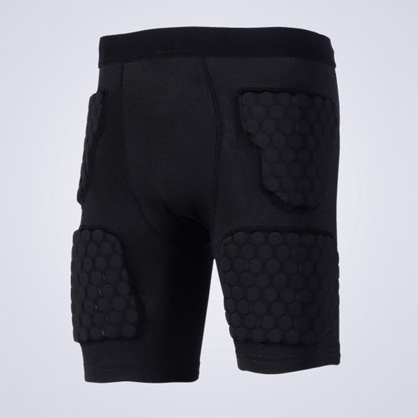 

brand safety basketball knee pads antislip honeycomb pad leg knee support calf compression kneecap cycling knee protector sports pants, Black;gray