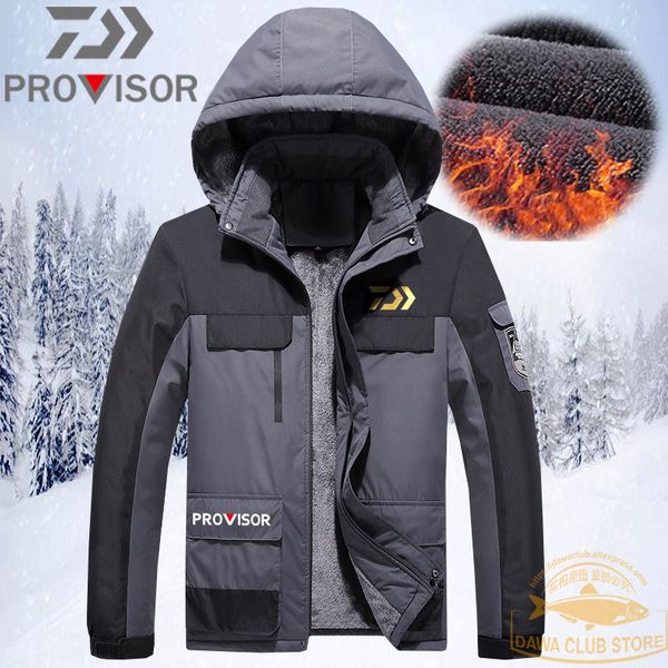 

2020 new fishing jacket fleece winter waterproof warm fishing clothing windbreak overcoat outdoor mountaineering jacket