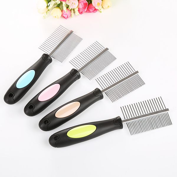 

pet life supplies double-sided straight comb dog cat flea comb pet grooming