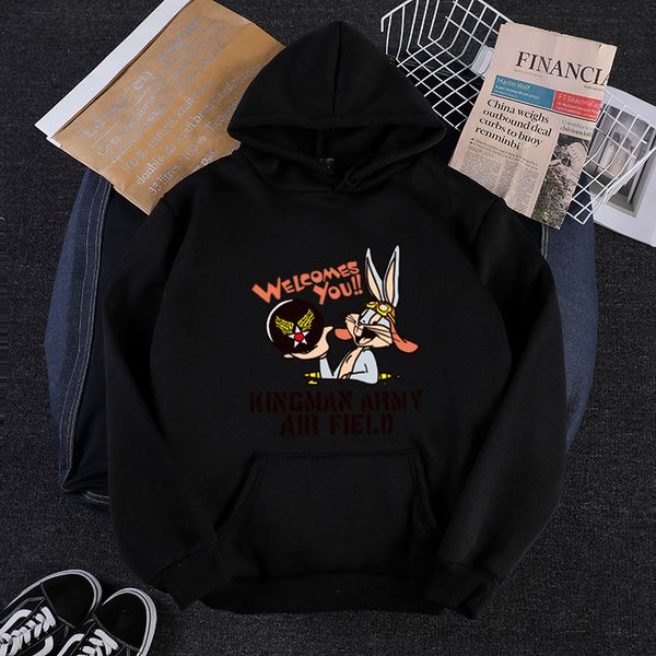 

hip hop funny kawaii print hoodies harajuku casual oversized patchwork men's sweatshirt 2020 new vintage pullover streetw, Black
