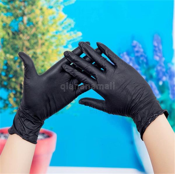 

nitrile disposable gloves gloves blue and purple environmentally friendly and durable rubber gloves 100pcs household cleaning and