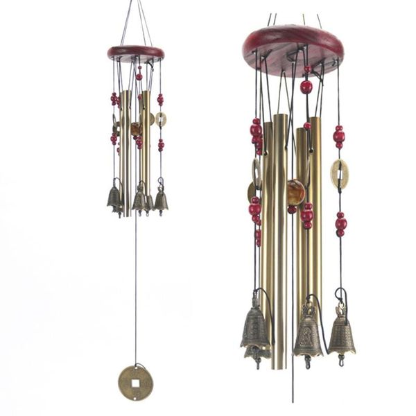 

decorative objects & figurines 1pc antirust wind chimes tubes bells wall hanging decorations lovely outdoor living yard garden ornaments hom