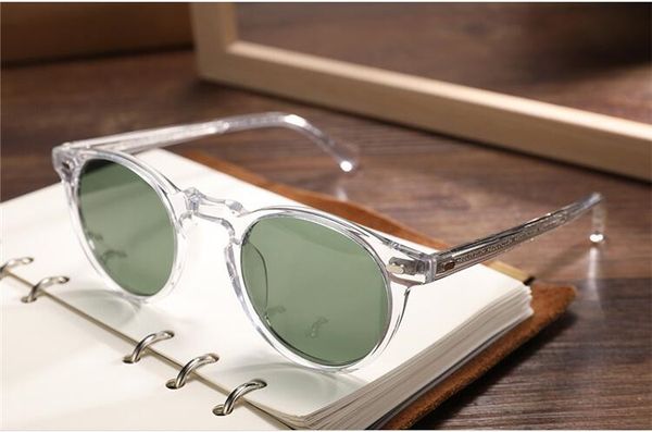 

star vintage gregory peck round sunglasses hd polarized uv400 lense 4523145 lightweight imported pureplank fullset case