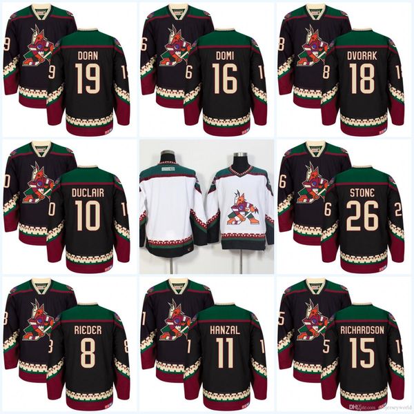 

Youth Arizona Coyotes 16 Max Domi 23 Oliver Ekman-Larsson 19 Shane Doan 10 Anthony Duclair 63 Mike Ribeiro Ice Hockey Jersey