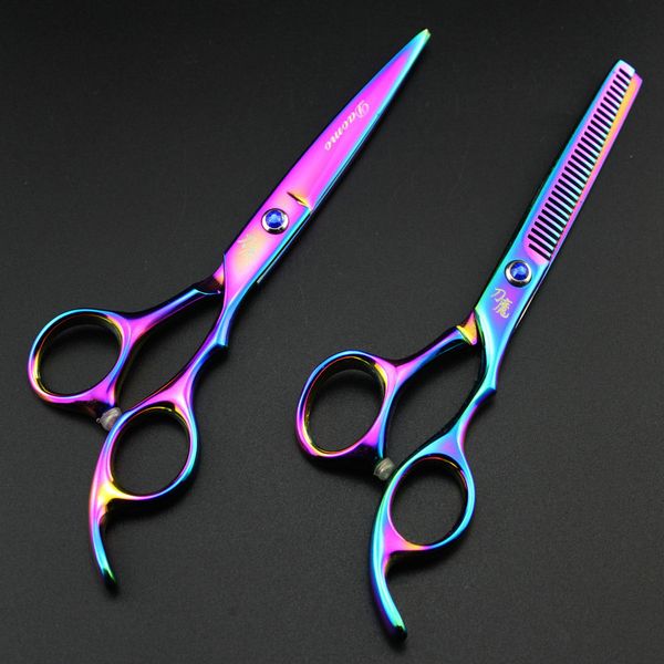 

japanese hair shears rainbow left handed hairdressing scissors haarschere japanese hair factory store official online better trendy