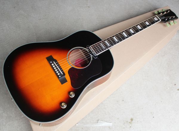 

41" табачный Санберст акустическая гитара с Палисандр гриф,Красное накладку,можно установить 101/301/501 Фишман пикапы