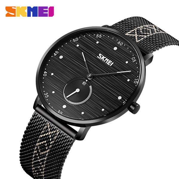 

momei new two-and-a-half mens popular brand watch tiktok celebrity inspired popular models all-match mesh belt student quartz watch, Slivery;brown