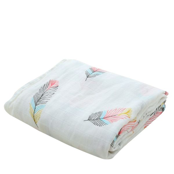 

bamboo cotton soft baby swaddle muslin wrap infant baby bedding muslin baby blanket for newborn y200109