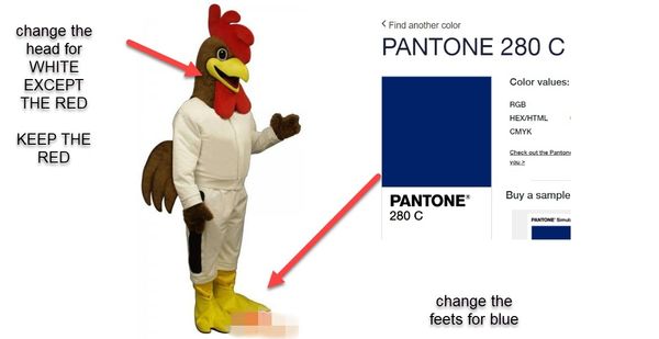 

custom white cock mascot costume fancy carnival costume size ing, Red;yellow