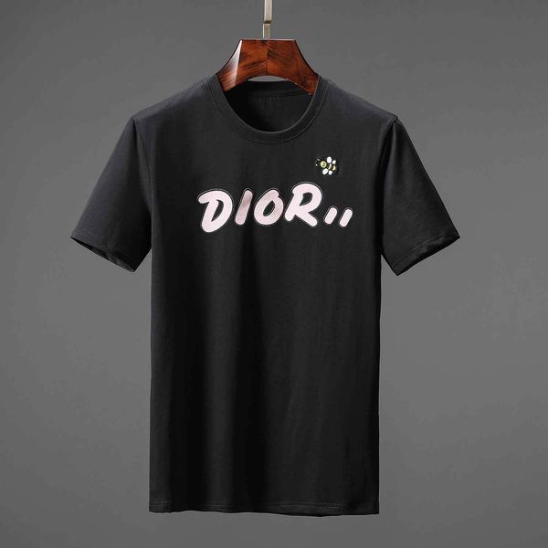 

2019 летние дизайнерские футболки черно-белые роскошные азия с коротким рукавом 1a: 1 логотип вышивка медоносная пчела моды для мужчин и жен, White;black