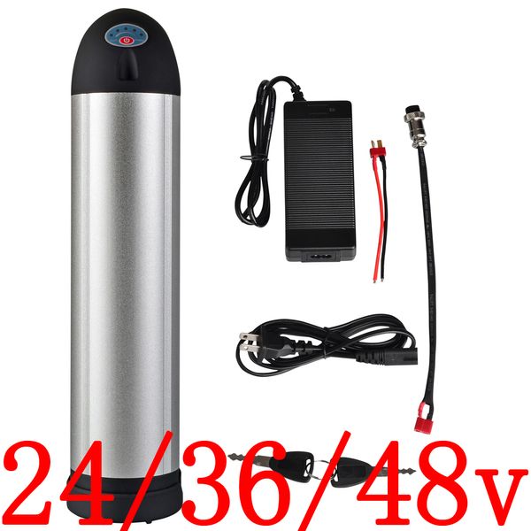 Frete grátis 24V 36V 48V bicicleta elétrica da bateria 8AH 10AH 12AH 13AH 14AH 15AH 17AH 18AH 20AH 21AH ebike Lithium bateria