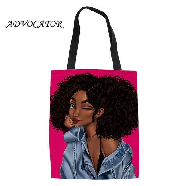 

women's bag large capacity shoulder bags black art african girls printing students handbags bolsos grandes para mujer