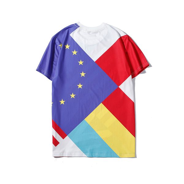 

2020 mens женщин конструктора европ футболка трикотажная горячий stard роскошный с брюками канье high-end с ботинками рубашки tide бренд воз, White;black