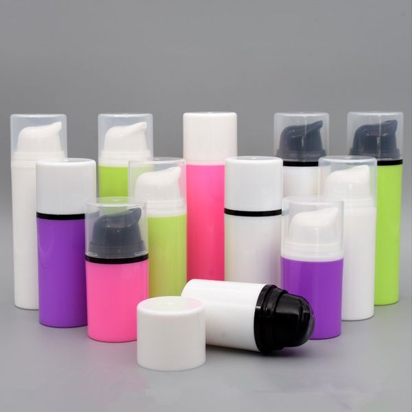 

15ml 30ml 50ml airless pump bottle for bb cream airless lotion pump vacuum bottle airless pump cosmetic contianer f3506