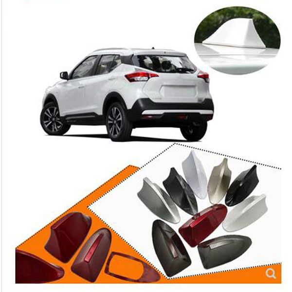 

abs chrome the shark fin decoration antenna with paint with radio antenna for nissan kicks 2017-2020