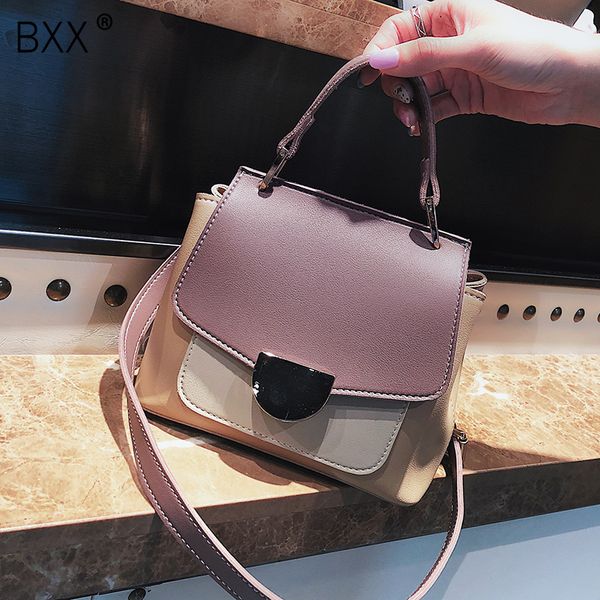 

bxx] pu leather high capacity crossbody bags for women 2020 fashion spring shoulder messenger bag female travel handbags hl608
