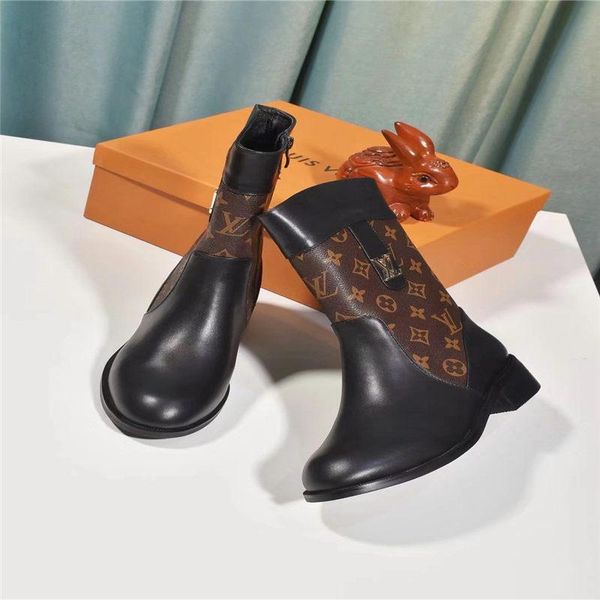 

ssd1 french limited edition luxury women 's autumn and winter casual shoes women 's boots fashion printed sneakers, Black