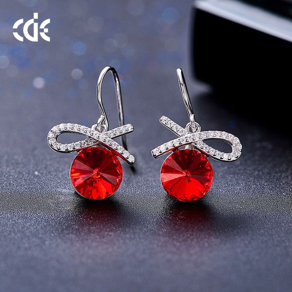 

wedding party silver s925 beaded pearl gift woman lady diamond jewelry earrings for bride acting initiation graduation cde-654, Golden