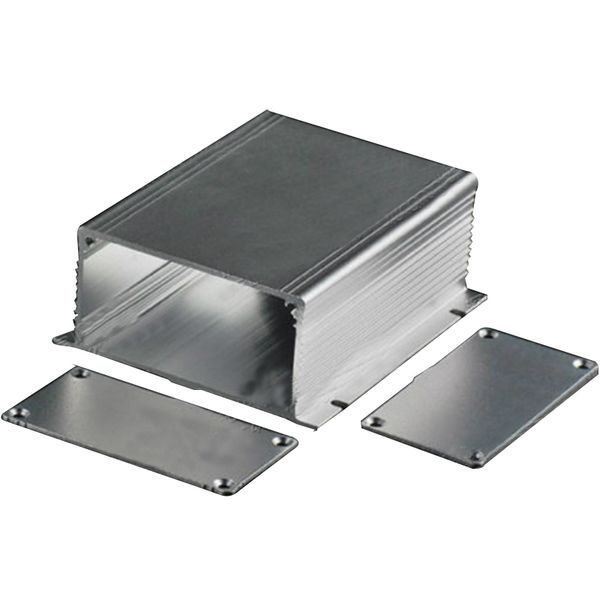 

electronic aluminum enclosure silver extruded power pcb instrument box case 88x39x100mm
