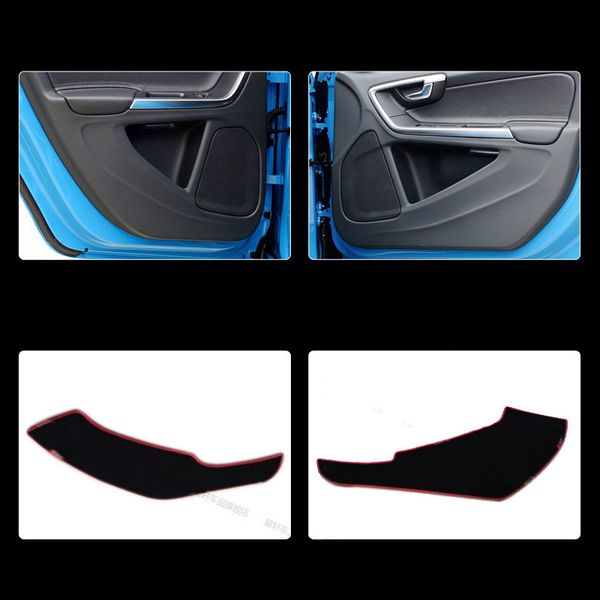 

4pcs fabric door protection mats anti-kick decorative pads for s60/v60