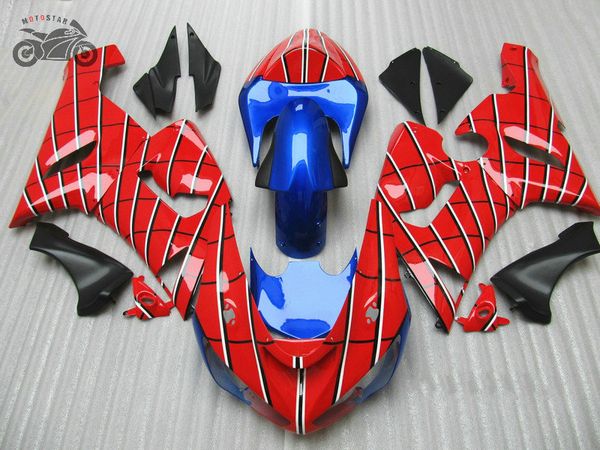 

creat your own fairings kit for kawasaki 2005 2006 zx6r ninja zx636 zx 6r 05 06 zx-6r red road racing chinese fairing bodykit