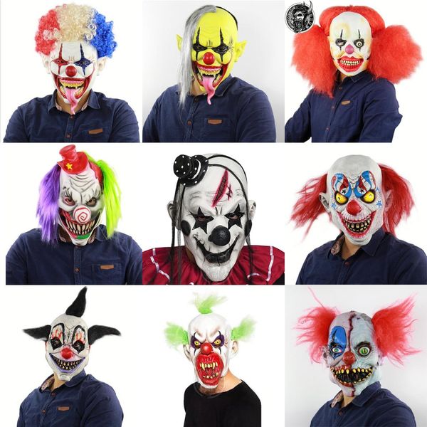 

clown mask latex halloween ghastful realistic scary creepy tongue outcosplay halloween cosplay costume props