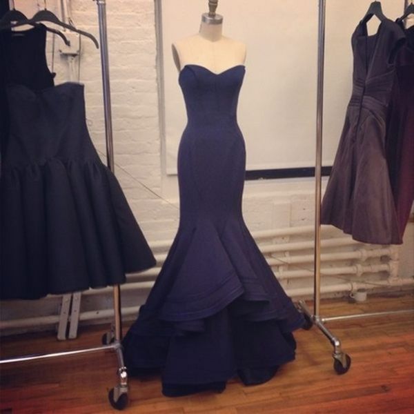 

fashion elegant navy blue long evening gowns dresses 2020 prom sweetheart designer womens party dress vestidos de noiva custom, White;black