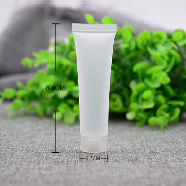 

15g опорожнить укупорки / матовую пластиковую трубку для косметики упаковки, 15 мл п