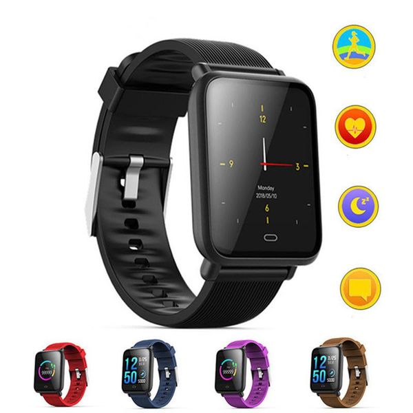 

q9 smart watch blood pressure heart rate sleep monitor fitness trakcer sport men women bracelet for android ios huawei xiaomi