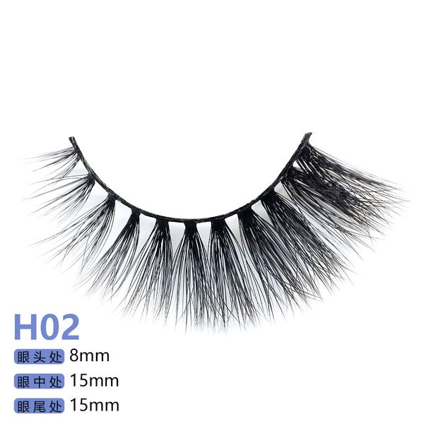 

H erie 20 tyle 5pair et 3d mink fal e eyela he 5 pair 3d natural long fake eyela he h02