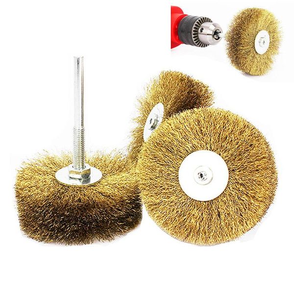 

wheel copper wire brush brush for mini drill rotary tools polishing