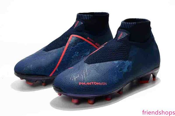 

2019 original soccer shoes boots mens phantom vsn elite df fg soccer cleats fully charged high ankle phantom vsn fg football boots