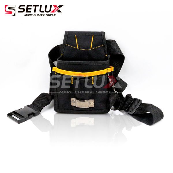 

24*14*4cm 600d high density waterproof oxford black car wrapping tool bag backpack tool bag with belt