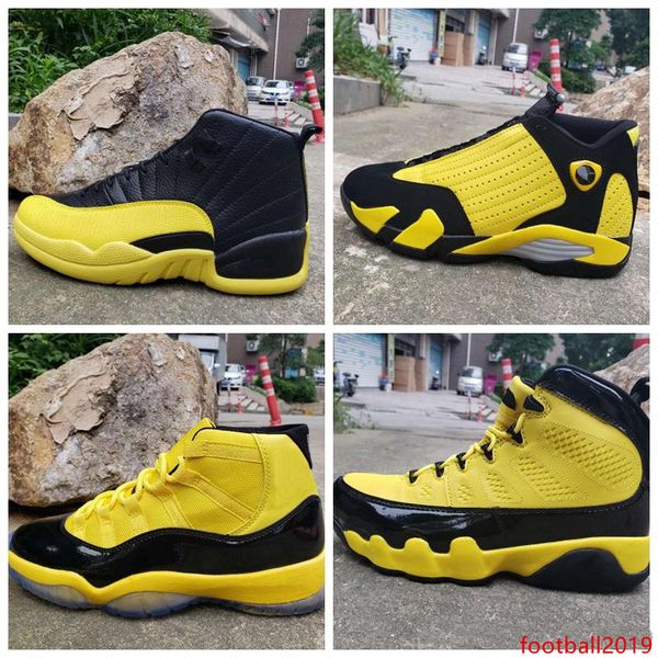 

new 11 9 xi high yellow black low 12 men basketball shoes 14 sports sneakers outdoor trainers 2019 good quality size 7-13