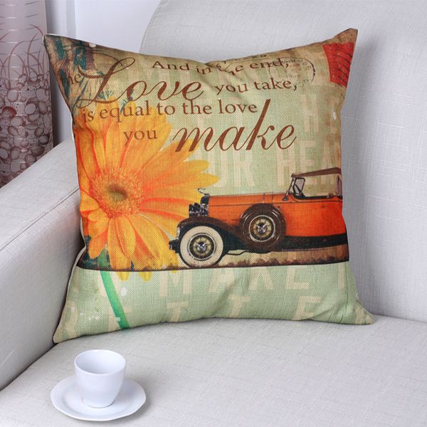 

heat sell number printing cotton cushion foreign trade office pillow sofa cushion set can come picture customized