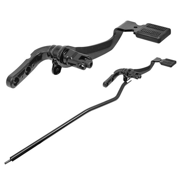 

black forward controls pegs levers linkages foot pegs for dyna fxdb 06-17
