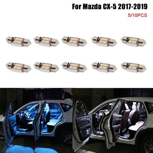For Cx 5 Cx5 2017 2018 2019 Car Led Bulbs Auto Interior Lighting Blue White Reading Lamp Indoor Lights Cx 5 Reading Light Cheap Car Seat Covers And